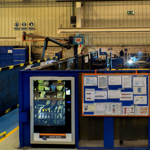 Foto Máquinas expendedoras Eureka-Vending para entornos industriales.